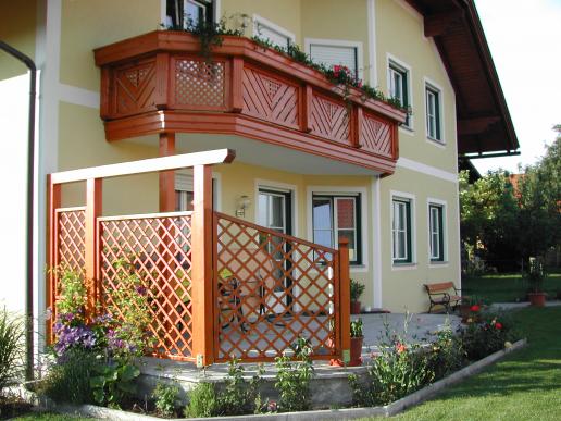 Pergola mit Sattelbalken 007